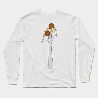 Spaghetti Fork Long Sleeve T-Shirt